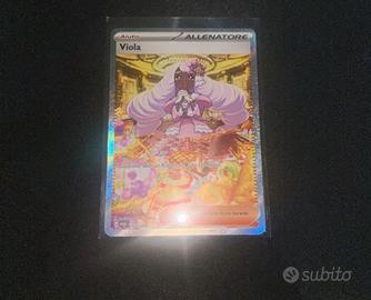 Carta pokemon allenatore viola