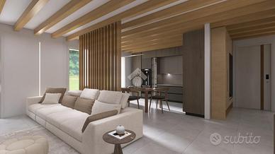 VILLA A SCHIERA D'ANGOLO A CASTELVETRO PIACENTINO