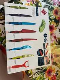 Set coltelli da cucina in acciaio inox
