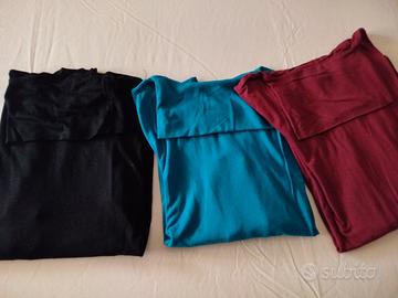 dolcevita in cotone vari colori