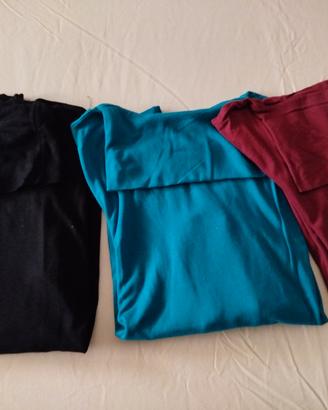 dolcevita in cotone vari colori