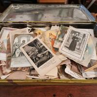 Lotto di antichi santini religiosi  