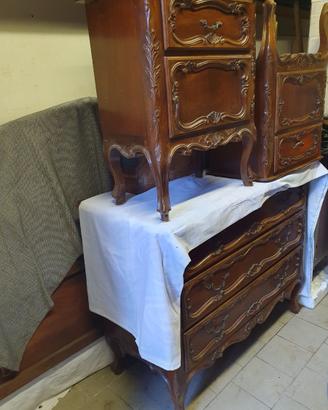 Camera da letto noce massello