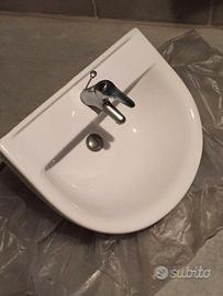 Lavandino Bagno Bianco+ Miscelatore IDEAL STANDARD