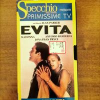 Videocassetta film "Evita" di Alan Parker 