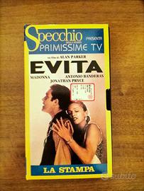 Videocassetta film "Evita" di Alan Parker 