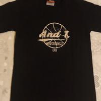 2 magliette t shirt And1 taglia s basket