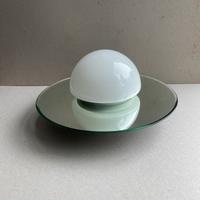 Plafoniera a specchio da soffitto design anni 70