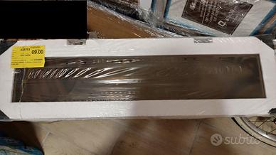 Ripiano in vetro trasparente effetto bronzo -nuovo