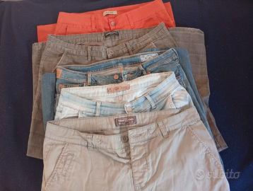Stock pantaloni bermuda 1 euro usati uomo jeans