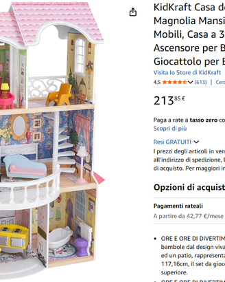 Casa delle Bambole KidKraft Magnolia Mansion