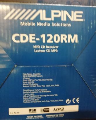 Car stereo Alpine. 