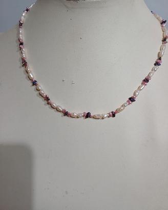 Collana perle e oro 