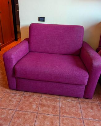Divano letto bordeaux - Poltronesofà
