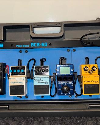 PEDALIERA COMPLETA BOSS + DIGITECH TRIO+ + ZOOM