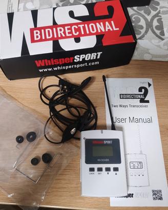 Radiolina ricevitore WS2 Whisper sport 2020