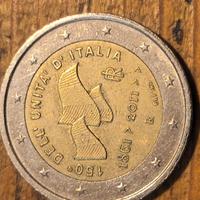 Rara moneta Anniversario Unità d’Italia.