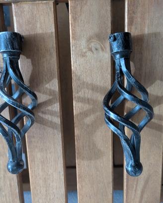 Pomelli per tende in ferro battuto