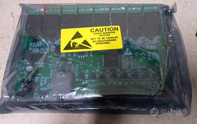 Scheda domotica 8 canali relé internet LAN RJ45