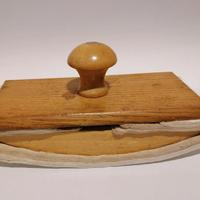 Tampone in legno con carta assorbente