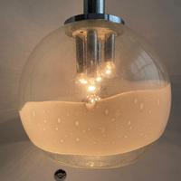 Lampada anni 70 vetro Murano stile Sotis