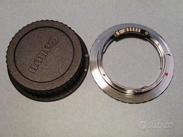 Anello per obiettivi Contax su corpi Canon Eos