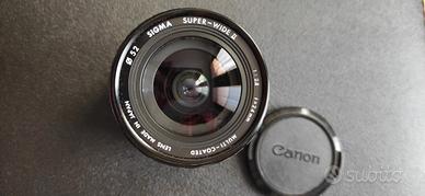 Obiettivo Canon  Macro Sigma Super Wide II