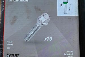 Bulloni per distanziali m12x1.25  ch19
