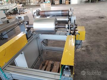 Ribobinatrice + Astucciatrice per Rotoli