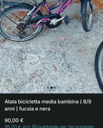 Atala bicicletta bambina 