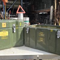 Cassa militare in vetroresina medio piccola