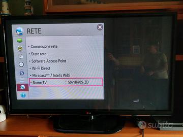 Televisore LG Plasma 50ph670s.