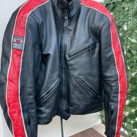 Giacca moto dainese in pelle con protezioni
