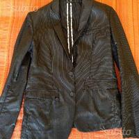 Giacca uomo vintage nero gessato Patrizia Pepe