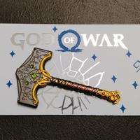 Targa legno God of War Ragnarok (20x10cm)