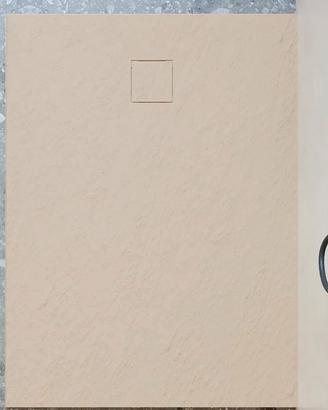 Piatto doccia 80x120 avorio effetto pietra