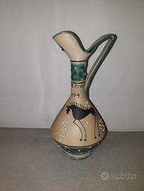 VASETTO SOUVENIR DI SIRACUSA DI TERRACOTTA DECORAT
