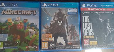 blocco 3 giochi Ps4