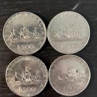Monete argento Italia Lire 500 “Caravelle”