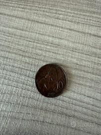 10 centesimi moneta del 1920 Vittorio Emanuele III