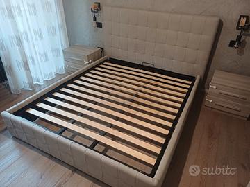 letto matrimoniale contenitore