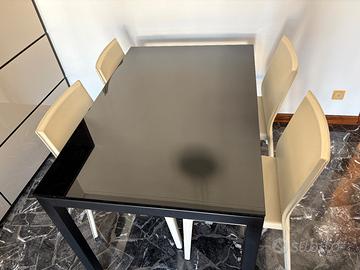 tavolo cattelan allungabile in vetro