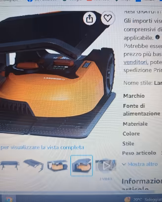 Robot tagliaerba Worx WR142E 700m*