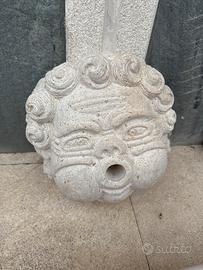 Mascherone Eolo per fontana