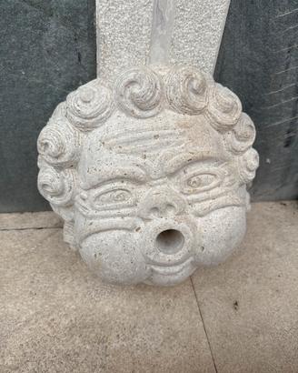 Mascherone Eolo per fontana