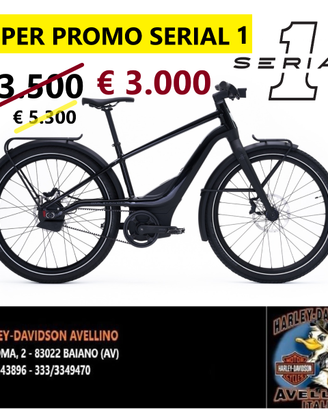 Bici elettrica Serial 1 x H-D Rush taglia M