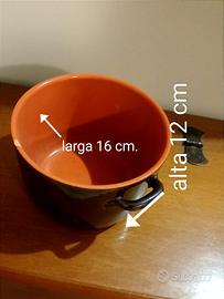 casseruola in terracotta 