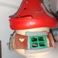 Casetta dei puffi anni 80vintage