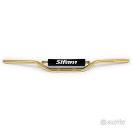 Manubrio cross - enduro piega bassa oro