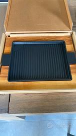 Bistecchiera rettangolare con vassoio